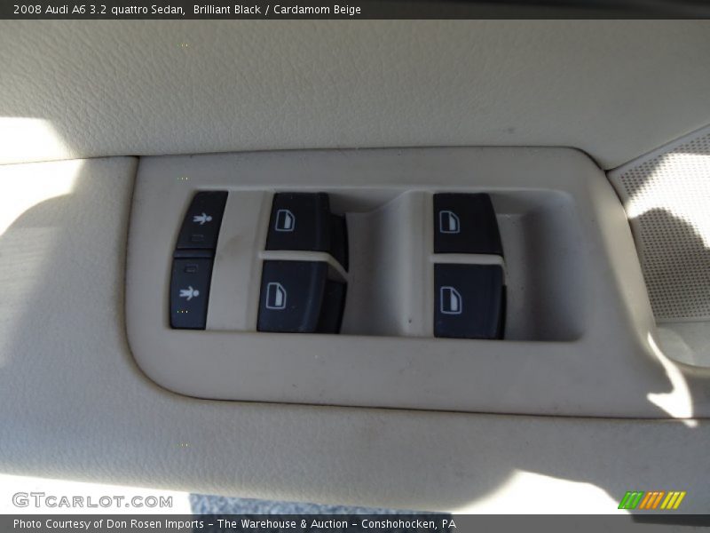Brilliant Black / Cardamom Beige 2008 Audi A6 3.2 quattro Sedan