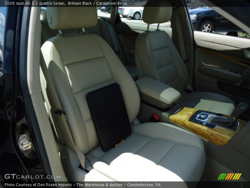 Brilliant Black / Cardamom Beige 2008 Audi A6 3.2 quattro Sedan