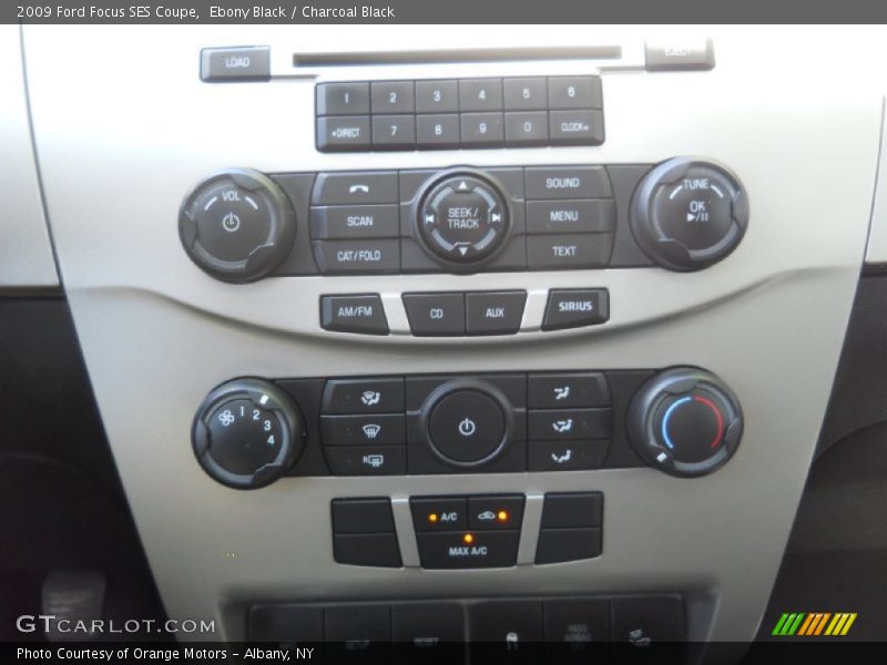 Ebony Black / Charcoal Black 2009 Ford Focus SES Coupe