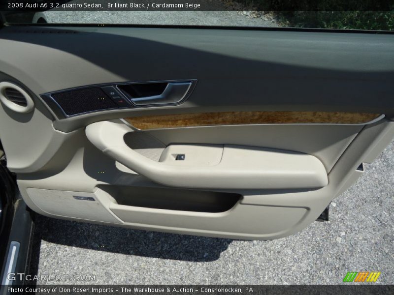 Brilliant Black / Cardamom Beige 2008 Audi A6 3.2 quattro Sedan