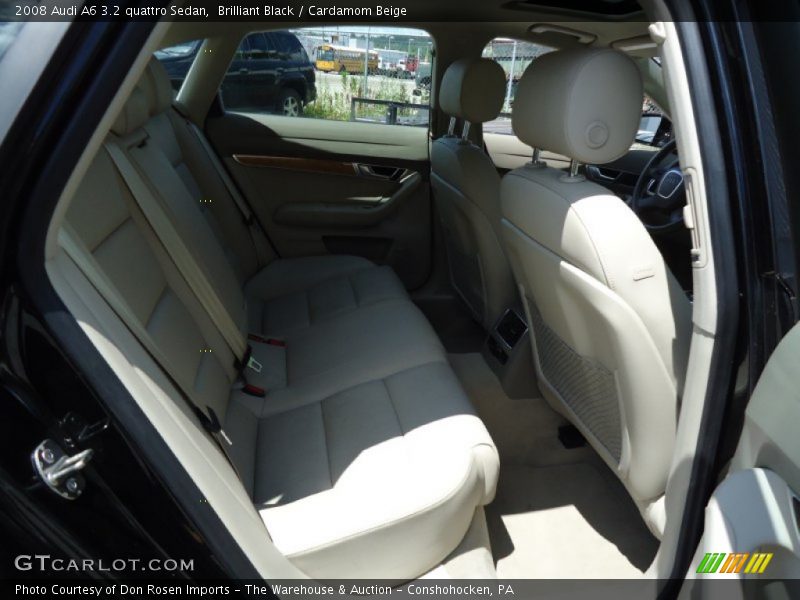 Brilliant Black / Cardamom Beige 2008 Audi A6 3.2 quattro Sedan