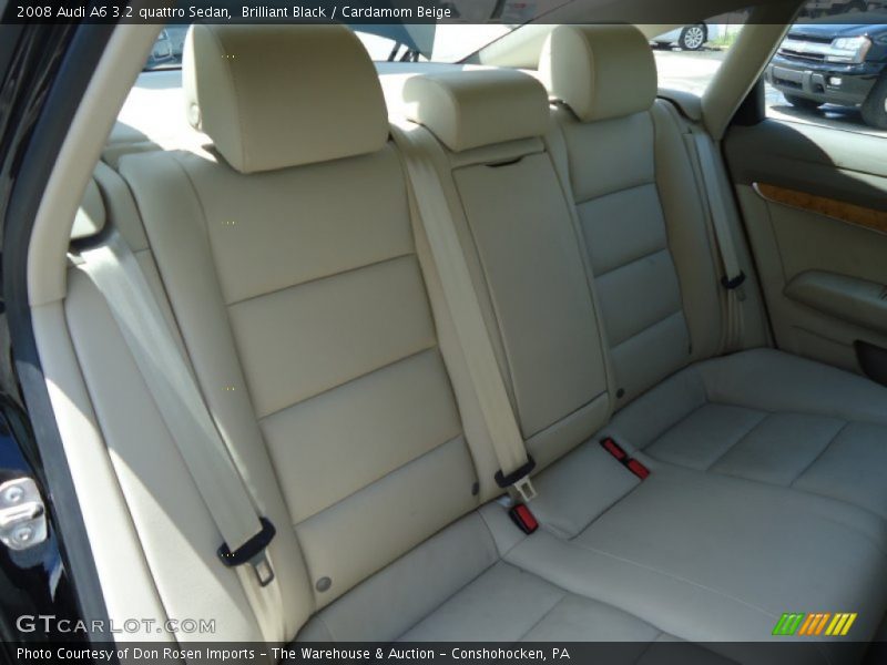 Brilliant Black / Cardamom Beige 2008 Audi A6 3.2 quattro Sedan