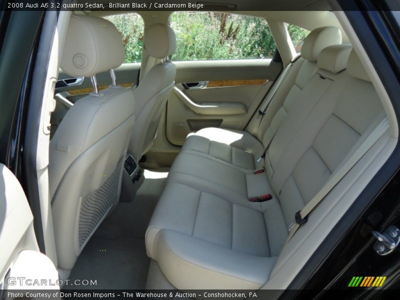 Brilliant Black / Cardamom Beige 2008 Audi A6 3.2 quattro Sedan