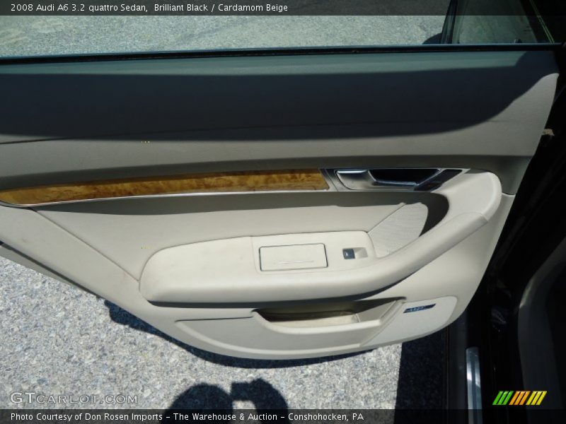 Brilliant Black / Cardamom Beige 2008 Audi A6 3.2 quattro Sedan