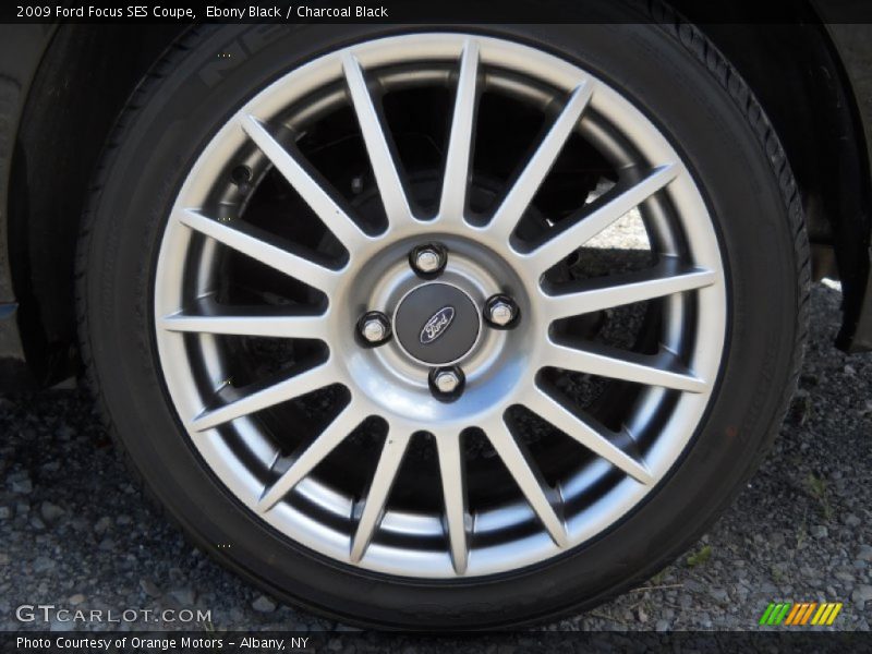 Ebony Black / Charcoal Black 2009 Ford Focus SES Coupe