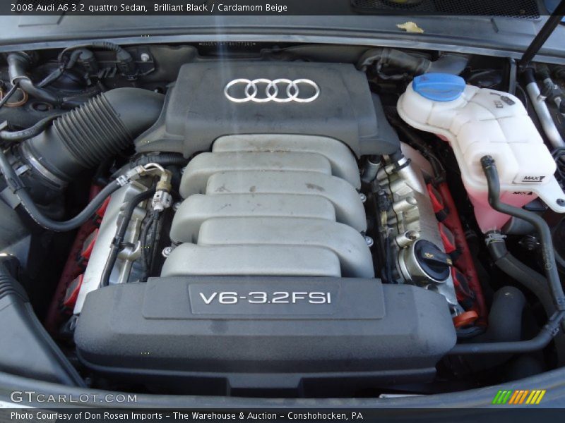 Brilliant Black / Cardamom Beige 2008 Audi A6 3.2 quattro Sedan