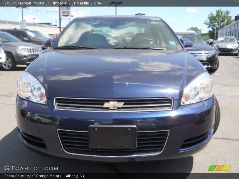 Imperial Blue Metallic / Gray 2007 Chevrolet Impala LT