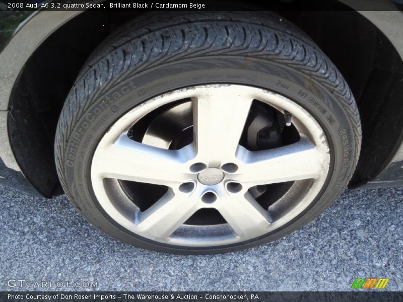Brilliant Black / Cardamom Beige 2008 Audi A6 3.2 quattro Sedan