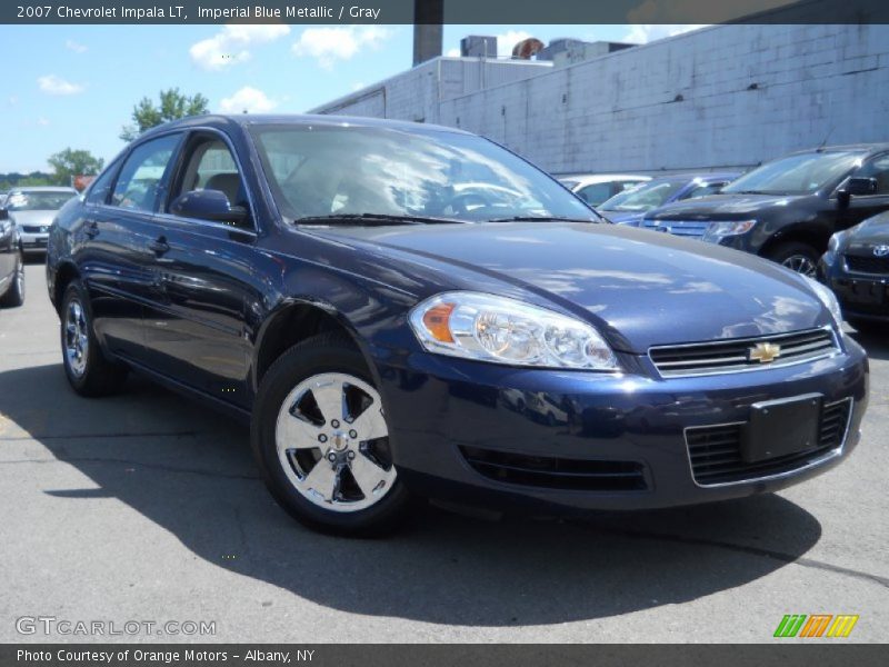 Imperial Blue Metallic / Gray 2007 Chevrolet Impala LT