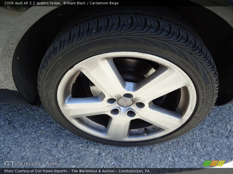 Brilliant Black / Cardamom Beige 2008 Audi A6 3.2 quattro Sedan