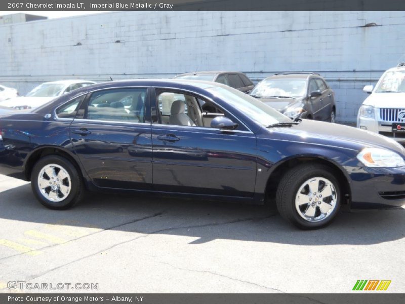 Imperial Blue Metallic / Gray 2007 Chevrolet Impala LT