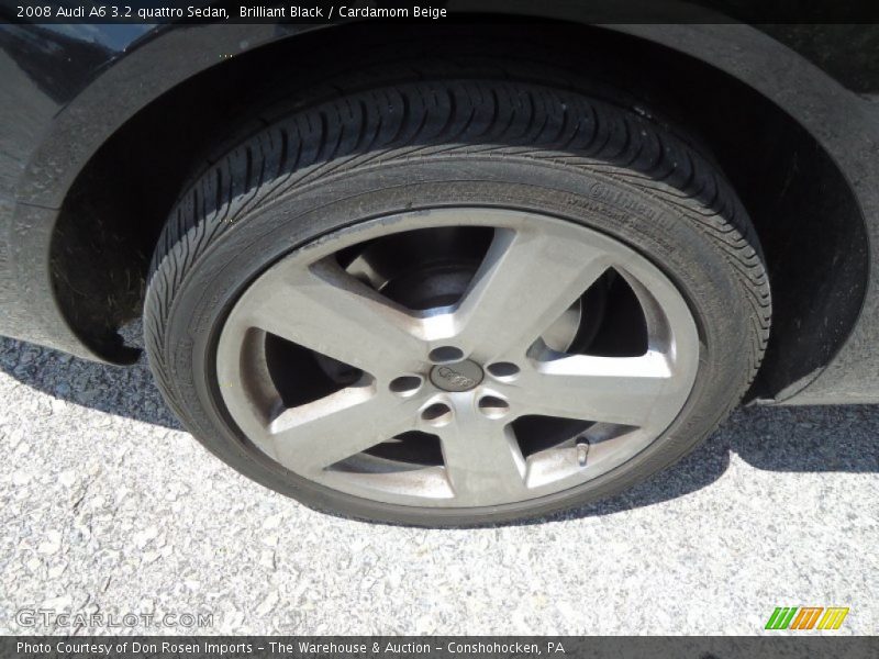 Brilliant Black / Cardamom Beige 2008 Audi A6 3.2 quattro Sedan