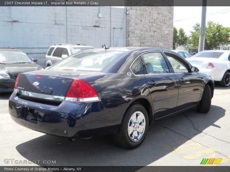 Imperial Blue Metallic / Gray 2007 Chevrolet Impala LT