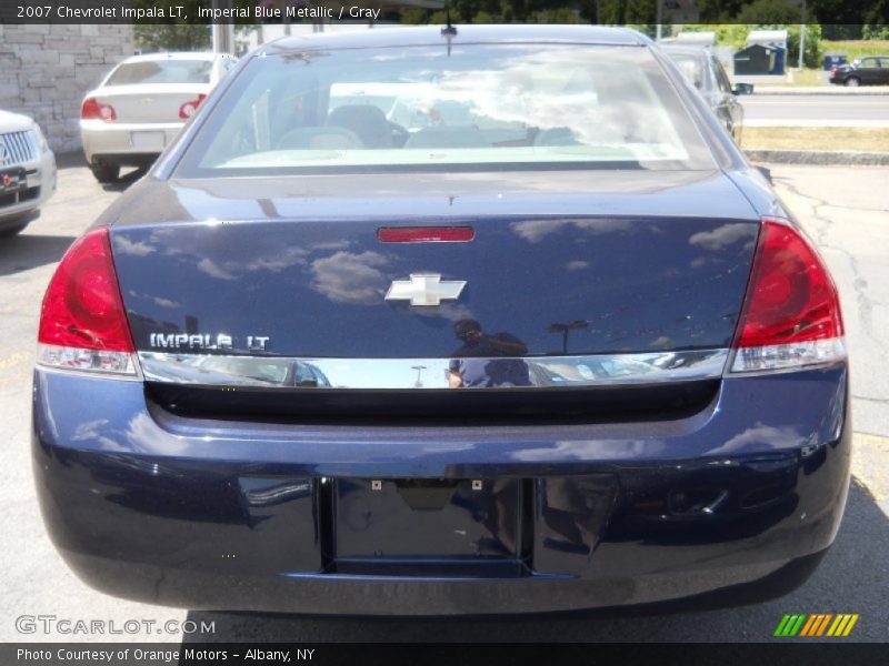 Imperial Blue Metallic / Gray 2007 Chevrolet Impala LT