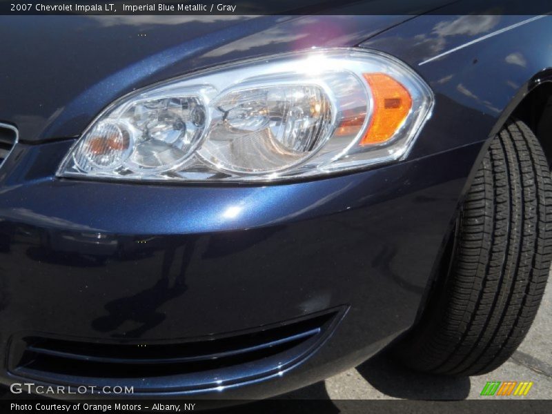 Imperial Blue Metallic / Gray 2007 Chevrolet Impala LT
