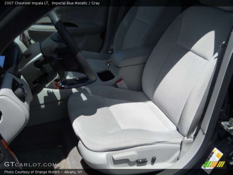 Imperial Blue Metallic / Gray 2007 Chevrolet Impala LT