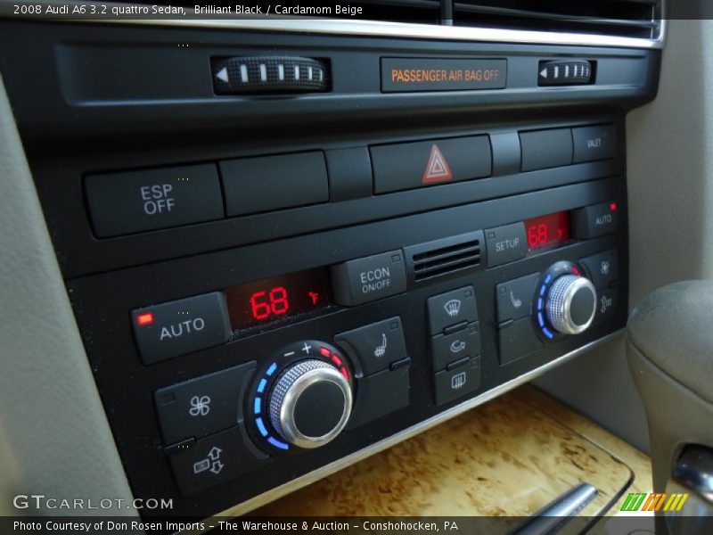 Brilliant Black / Cardamom Beige 2008 Audi A6 3.2 quattro Sedan