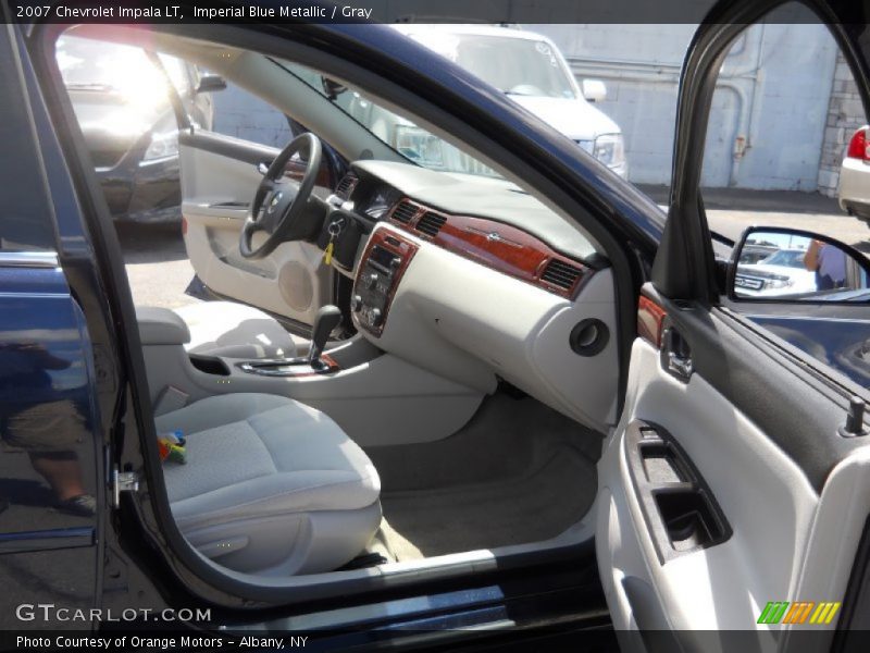 Imperial Blue Metallic / Gray 2007 Chevrolet Impala LT