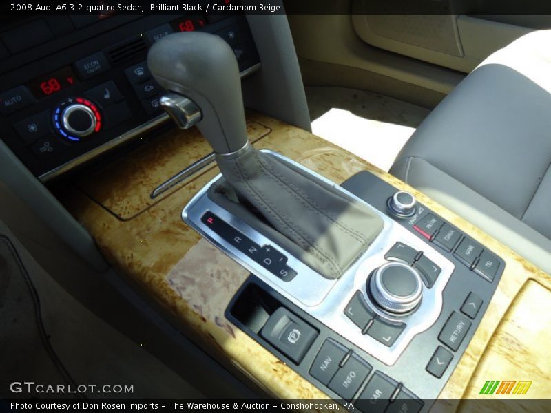 Brilliant Black / Cardamom Beige 2008 Audi A6 3.2 quattro Sedan