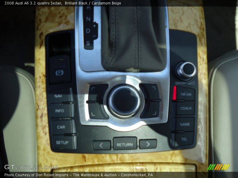 Brilliant Black / Cardamom Beige 2008 Audi A6 3.2 quattro Sedan