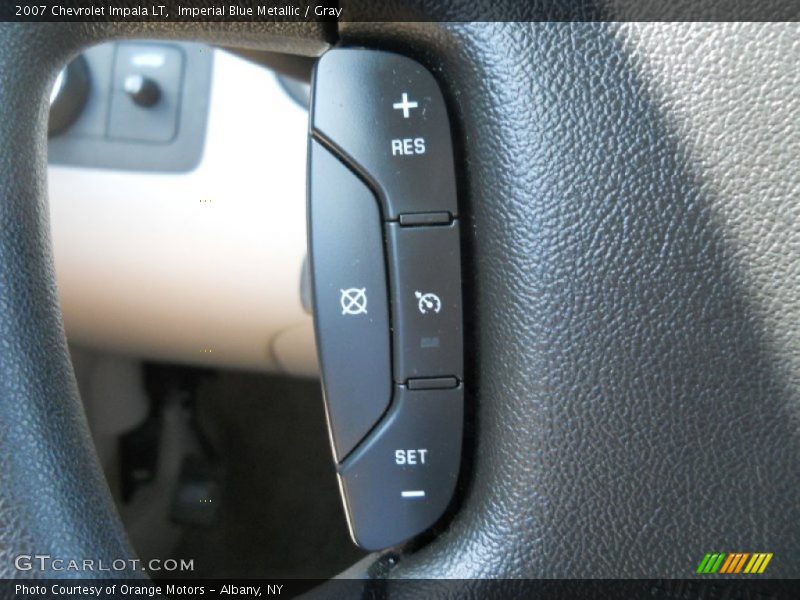 Imperial Blue Metallic / Gray 2007 Chevrolet Impala LT