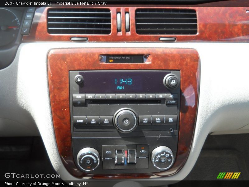 Imperial Blue Metallic / Gray 2007 Chevrolet Impala LT