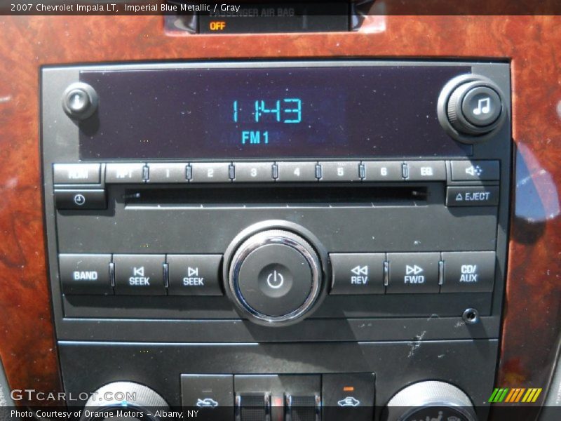 Imperial Blue Metallic / Gray 2007 Chevrolet Impala LT