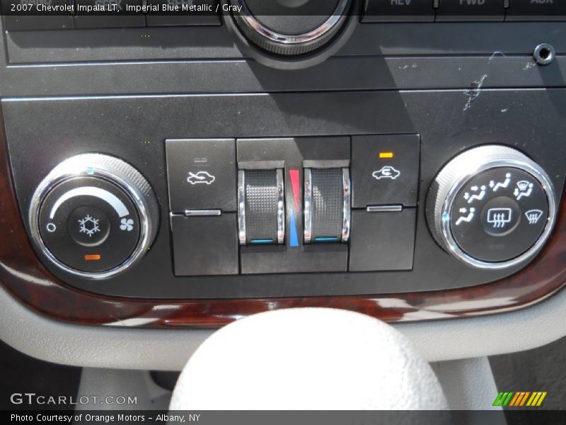 Imperial Blue Metallic / Gray 2007 Chevrolet Impala LT