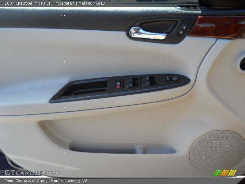 Imperial Blue Metallic / Gray 2007 Chevrolet Impala LT