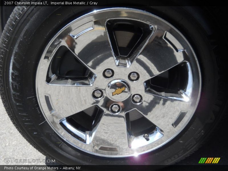 Imperial Blue Metallic / Gray 2007 Chevrolet Impala LT