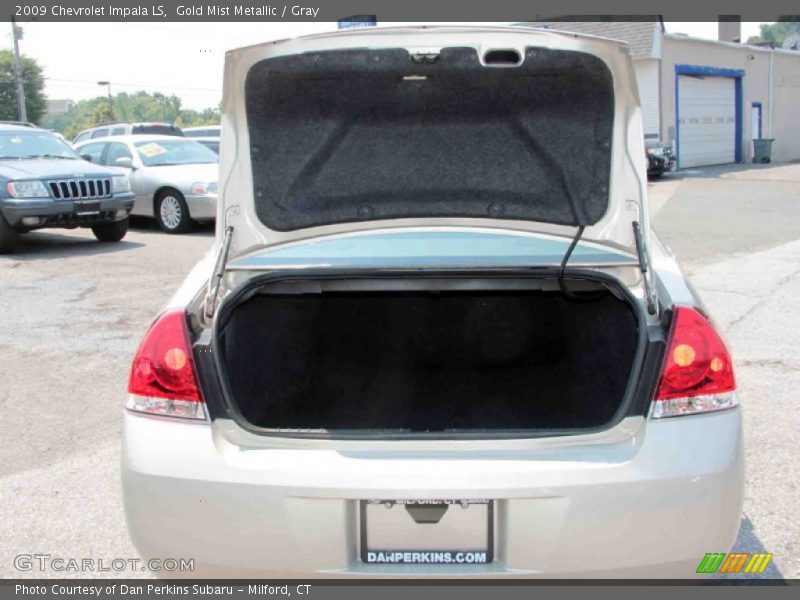 Gold Mist Metallic / Gray 2009 Chevrolet Impala LS