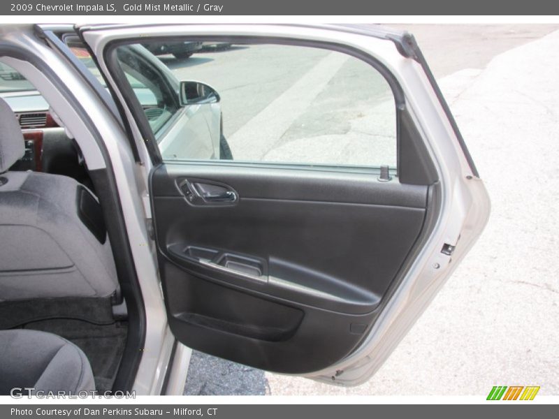Gold Mist Metallic / Gray 2009 Chevrolet Impala LS