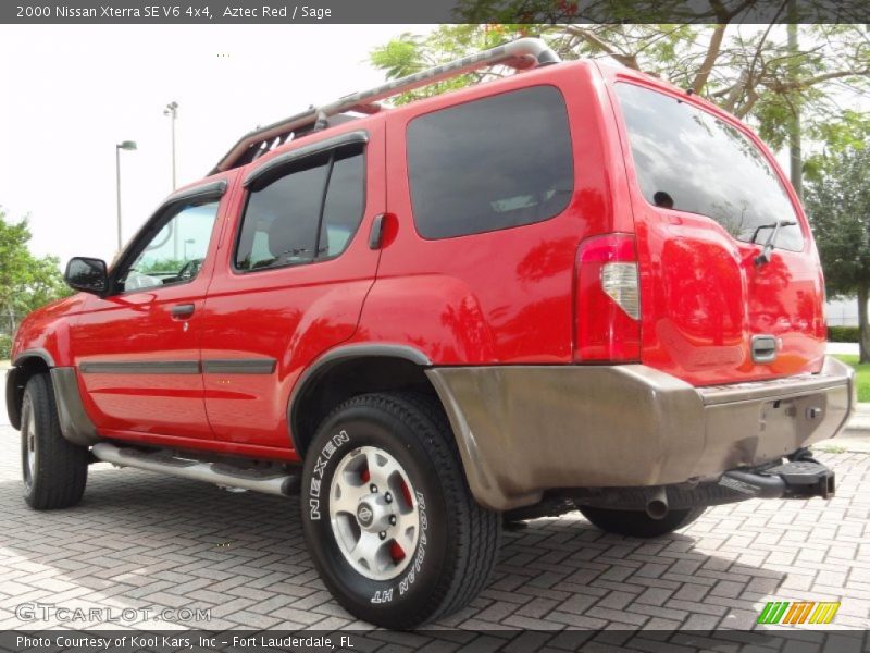 Aztec Red / Sage 2000 Nissan Xterra SE V6 4x4