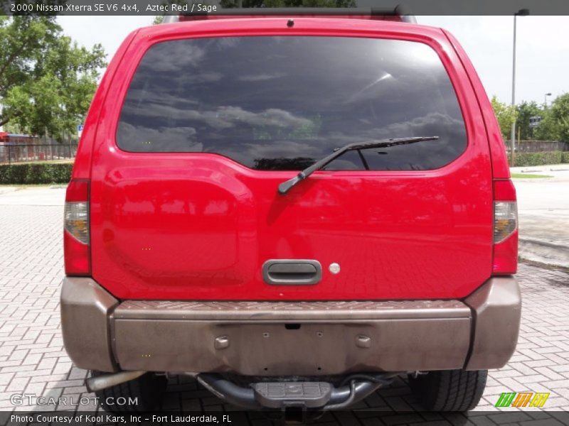 Aztec Red / Sage 2000 Nissan Xterra SE V6 4x4