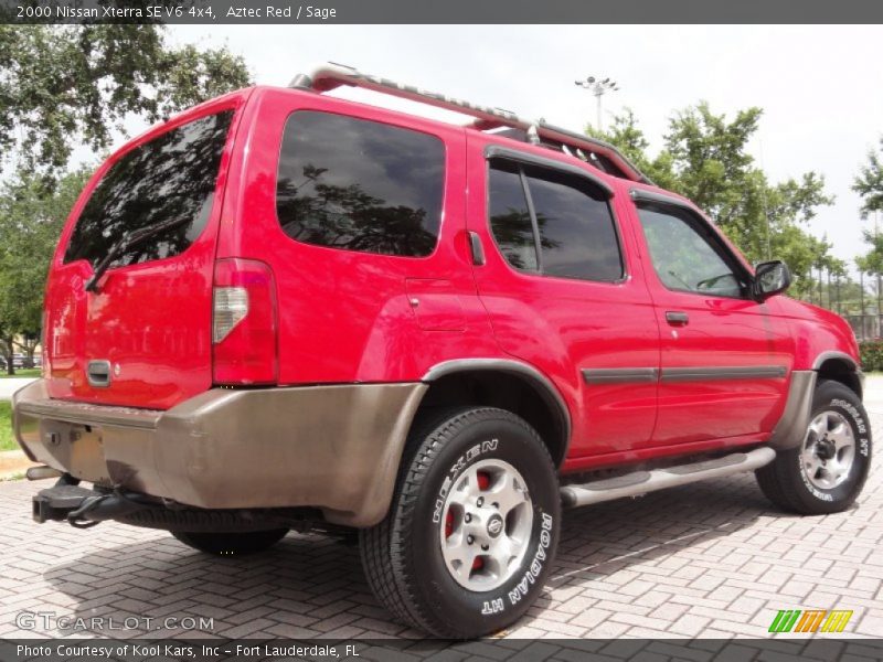  2000 Xterra SE V6 4x4 Aztec Red