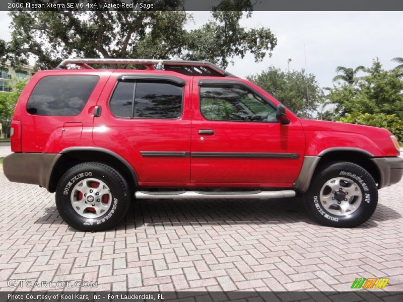  2000 Xterra SE V6 4x4 Aztec Red