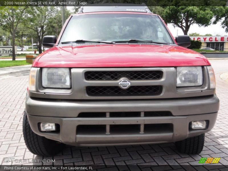Aztec Red / Sage 2000 Nissan Xterra SE V6 4x4