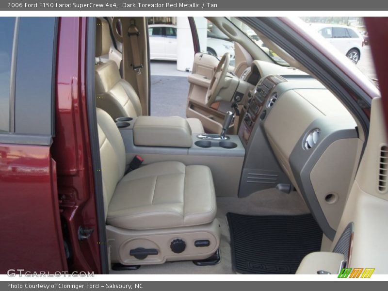 Dark Toreador Red Metallic / Tan 2006 Ford F150 Lariat SuperCrew 4x4