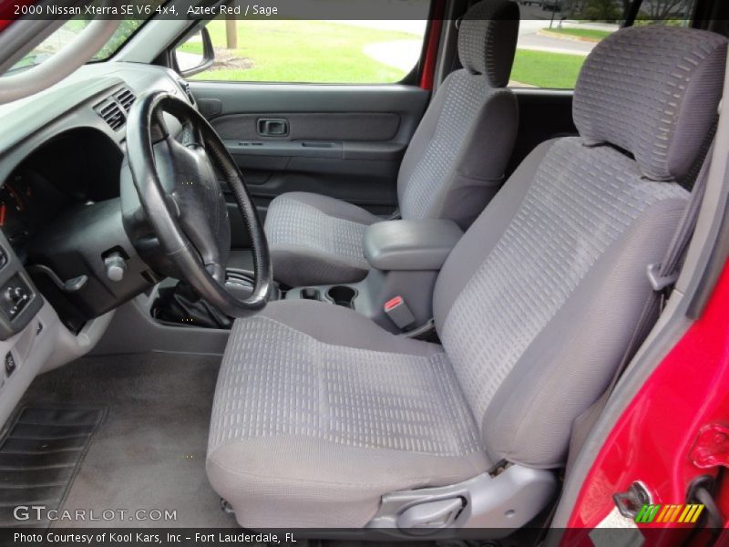 Front Seat of 2000 Xterra SE V6 4x4