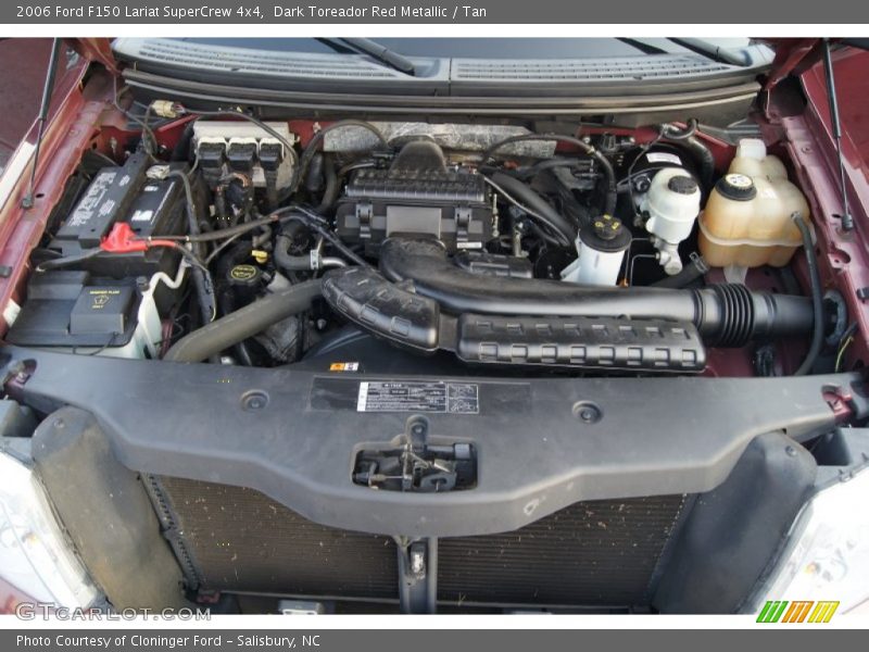 Dark Toreador Red Metallic / Tan 2006 Ford F150 Lariat SuperCrew 4x4