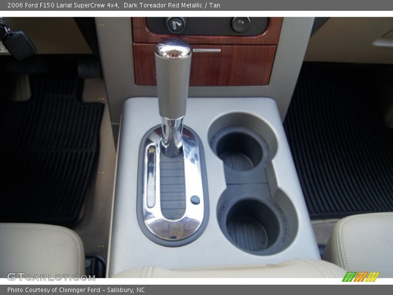 Dark Toreador Red Metallic / Tan 2006 Ford F150 Lariat SuperCrew 4x4