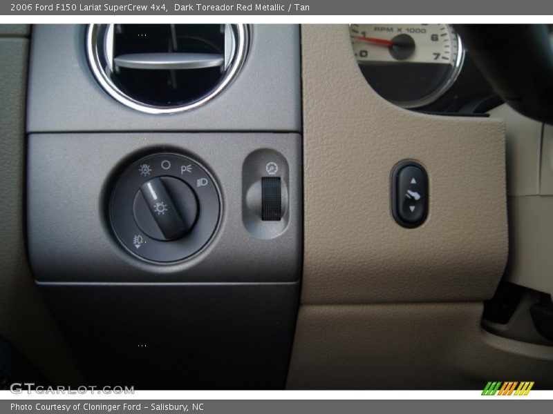 Dark Toreador Red Metallic / Tan 2006 Ford F150 Lariat SuperCrew 4x4