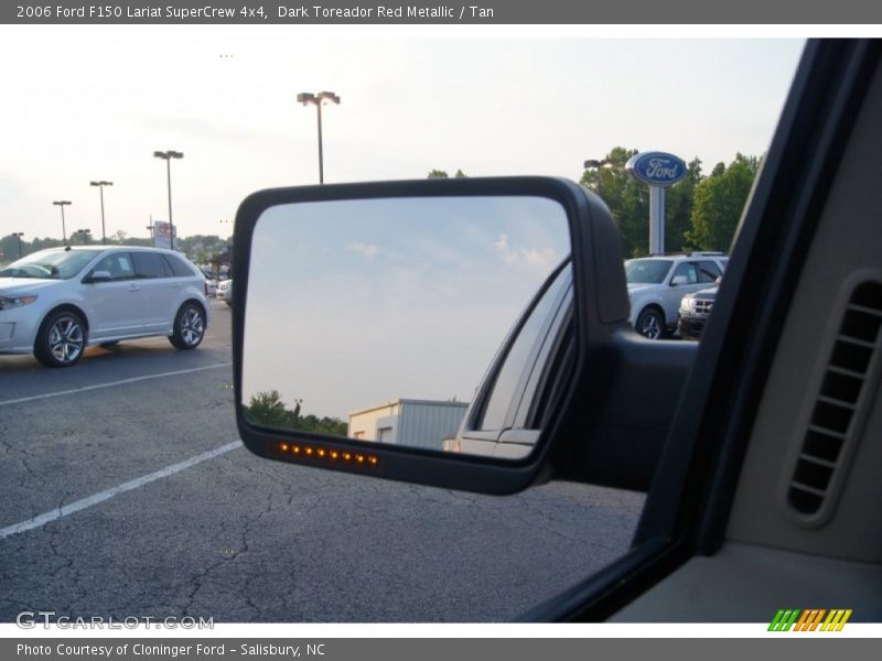 Dark Toreador Red Metallic / Tan 2006 Ford F150 Lariat SuperCrew 4x4