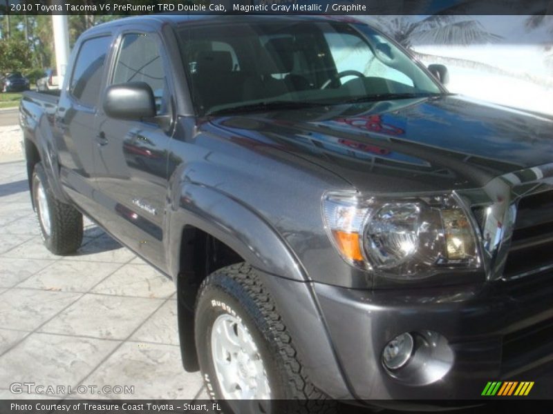 Magnetic Gray Metallic / Graphite 2010 Toyota Tacoma V6 PreRunner TRD Double Cab