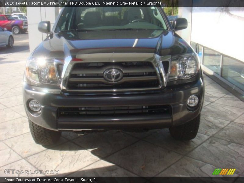 Magnetic Gray Metallic / Graphite 2010 Toyota Tacoma V6 PreRunner TRD Double Cab