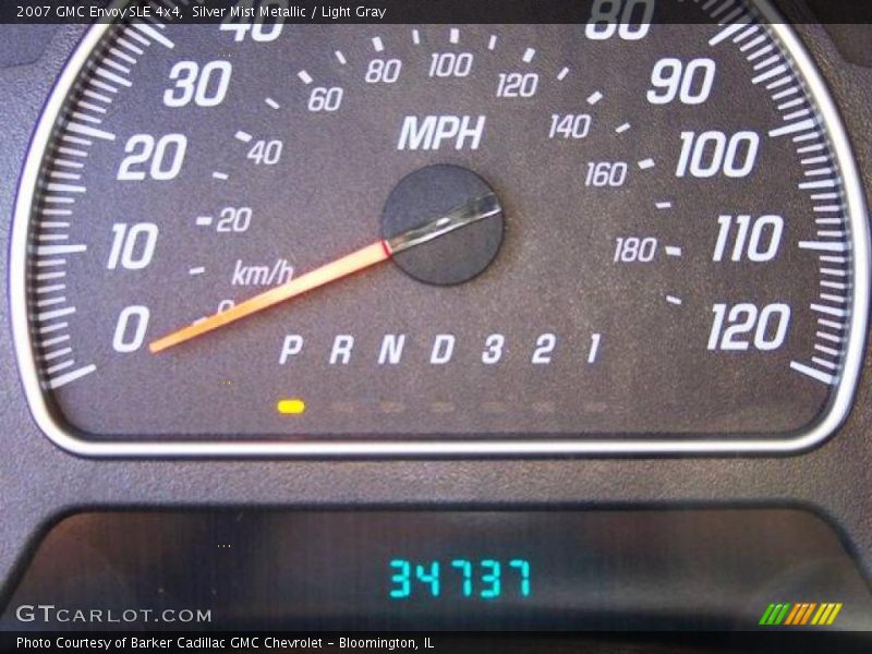 Silver Mist Metallic / Light Gray 2007 GMC Envoy SLE 4x4