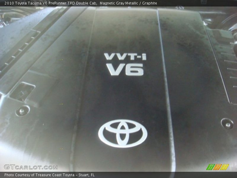 Magnetic Gray Metallic / Graphite 2010 Toyota Tacoma V6 PreRunner TRD Double Cab