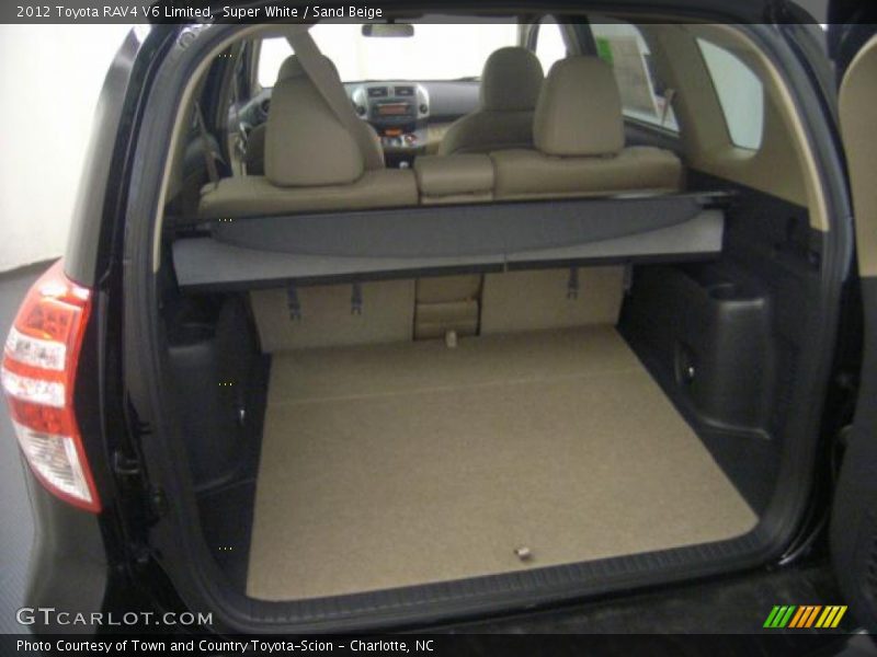Super White / Sand Beige 2012 Toyota RAV4 V6 Limited