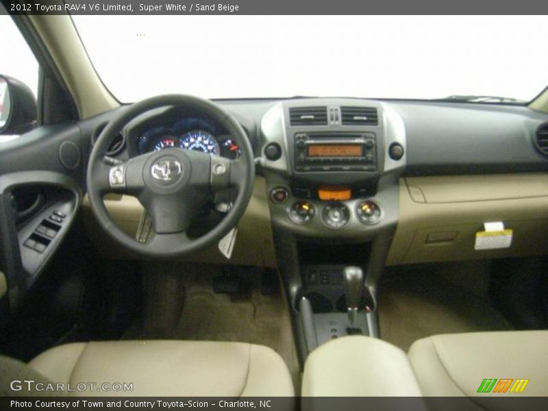 Super White / Sand Beige 2012 Toyota RAV4 V6 Limited