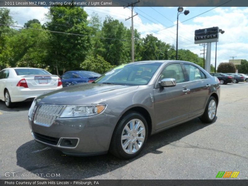 Sterling Grey Metallic / Light Camel 2011 Lincoln MKZ FWD